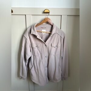 Gentle Fawn blush overshirt